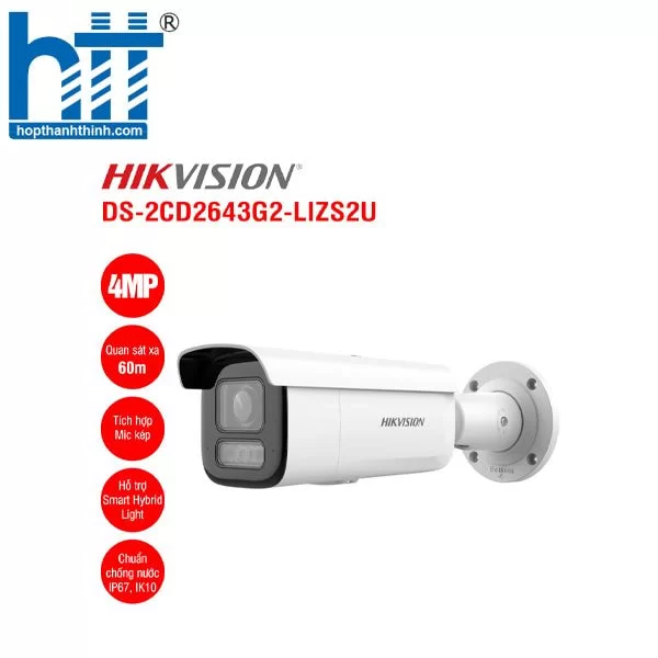Hợp Thành Thịnh - Camera Hikvision DS-2CD2643G2-LIZS2U