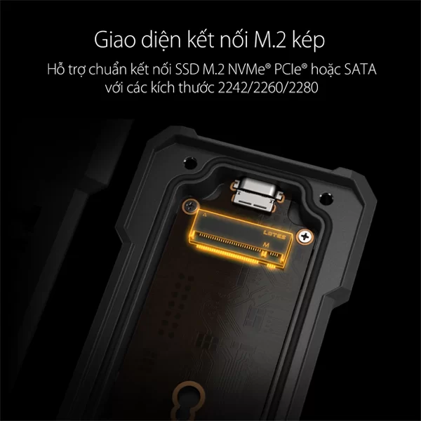 Hợp Thành Thịnh - Box ổ cứng SSD Asus TUF Gaming A1 NVMe PCIe Gen3/ Gen4