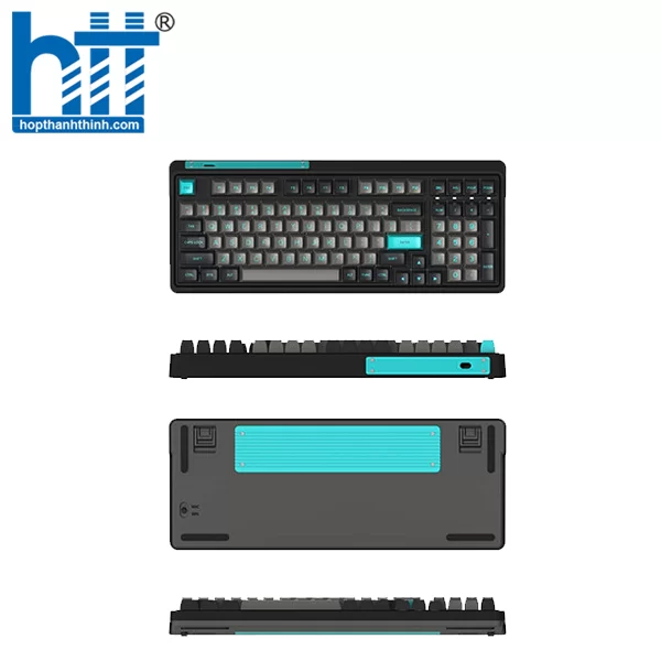 HTT - Bàn Phím Cơ Có Dây - FL-Esports CMK98 SAM GRAPHITE GREEN