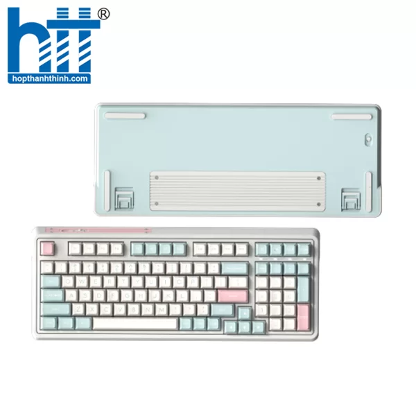 HTT - Bàn phím cơ FL-Esports CMK98SAM 3 Mode Wireless Marshmallow Kailh Box V2 Brown switch