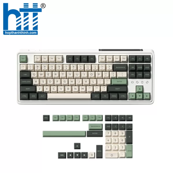 HTT - Bàn phím cơ FL-Esports CMK98SAM 3 Mode Wireless Tropical Forest Kailh Box Red switch