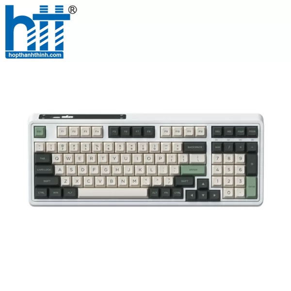 HTT - Bàn phím cơ FL-Esports CMK98SAM 3 Mode Wireless Tropical Forest Kailh Box Red switch