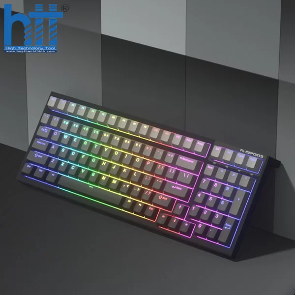 HỢP THÀNH THỊNH - Bàn phím cơ FL-Esports FL100 CPM Black Carbon Body Gradient Ink