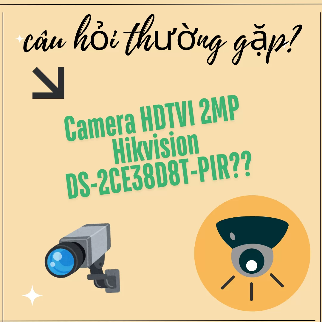 HTT - Camera HDTVI 2MP Hikvision DS-2CE38D8T-PIR