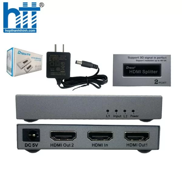 HỢP THÀNH THỊNH - Bộ chia HDMI 1 ra 2 DT-7142a (1.4)