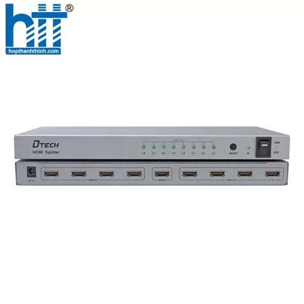HỢP THÀNH THỊNH - Bộ chia HDMI 1 ra 8 DT-7148B (1.4)