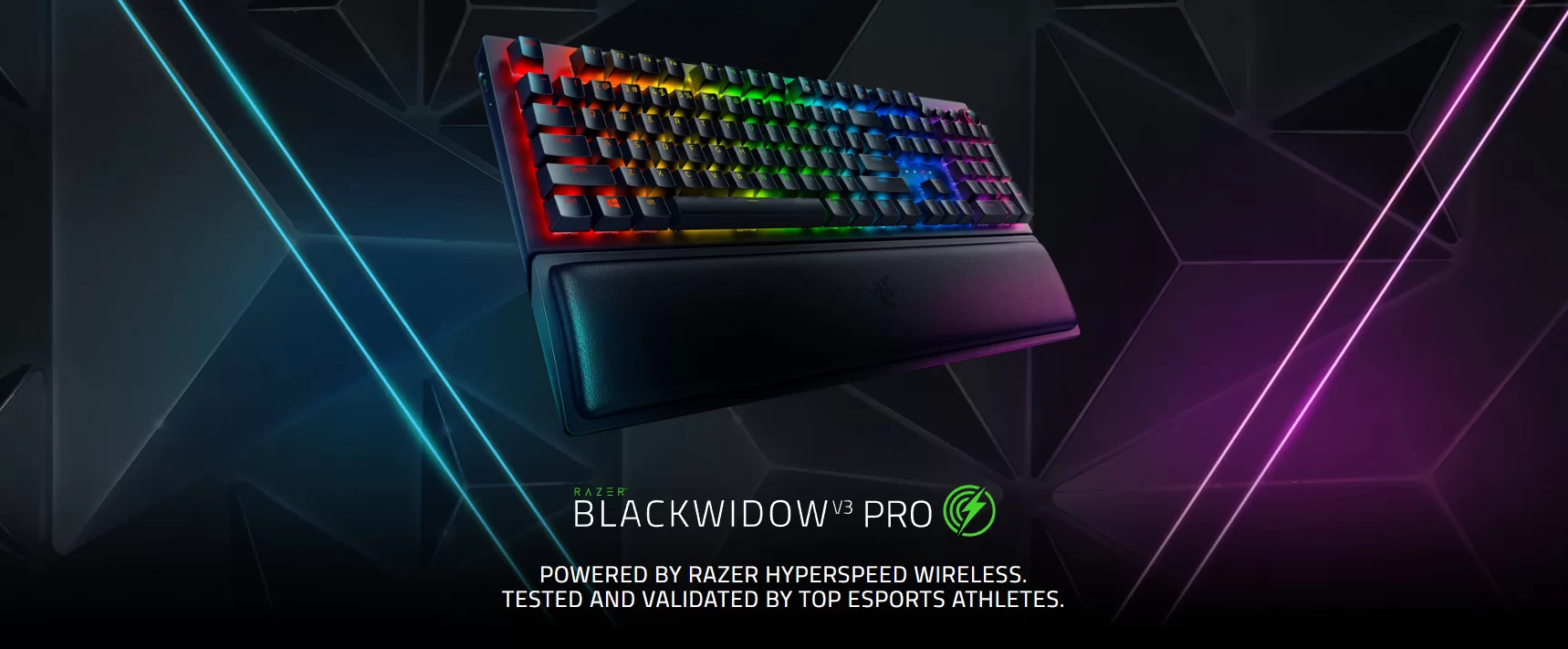 Bàn phím cơ gaming không dây Razer BlackWidow V3 Pro - Yellow Switch 1