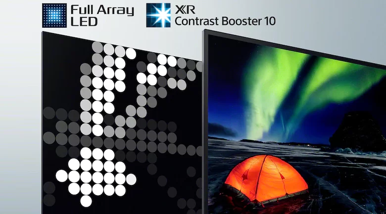 Tivi LED Sony KD-65X95J - Màu đen sâu thẳm, độ sáng mạnh mẽ với công nghệ Full Array LED, XR Contrast Booster x10 Tivi LED Sony KD-65X95J - Màu đen sâu thẳm, độ sáng mạnh mẽ với công nghệ Full Array LED, XR Contrast Booster x10