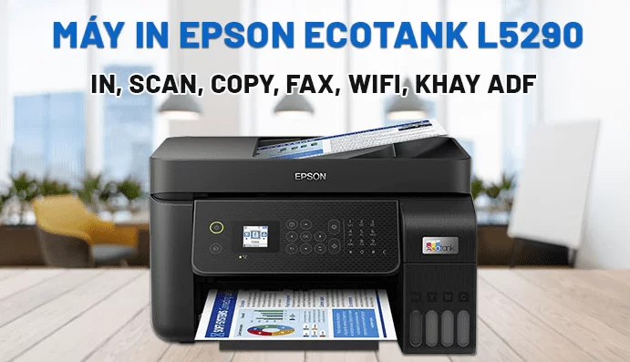 Máy in phun màu Epson Đa chức năng Ecotank L5290