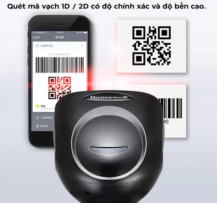 Máy quét mã vạch có dây 2D Honeywell 1470G