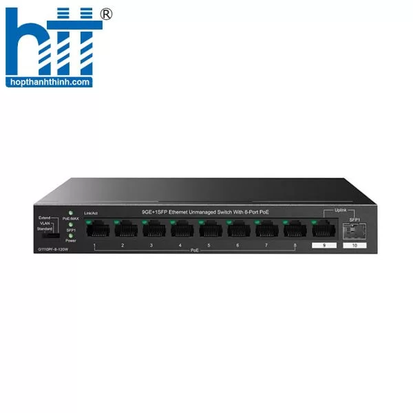 Hợp Thành Thịnh - Switch IP-COM G1110PF-8-120W