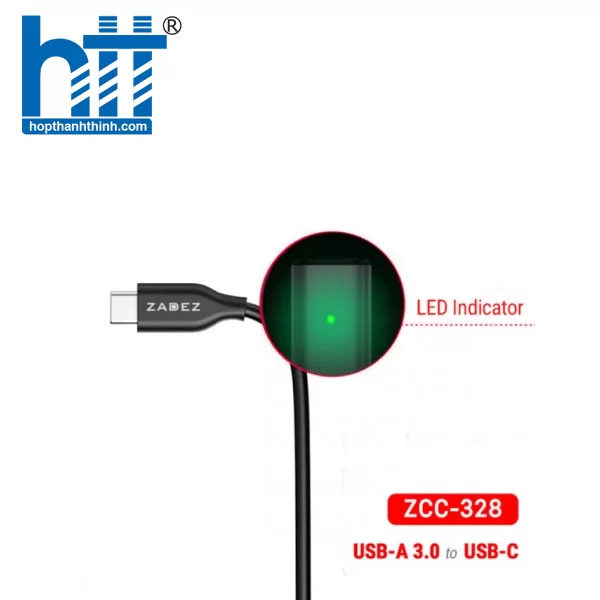 Hợp Thành Thịnh - Cáp sạc USB 3.0 To Type C Zadez ZCC-328