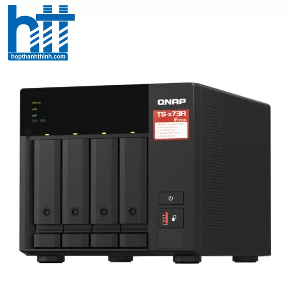 Hợp Thành Thịnh - Thiết bị lưu trữ NAS QNAP 4 bay TS-473A-8G