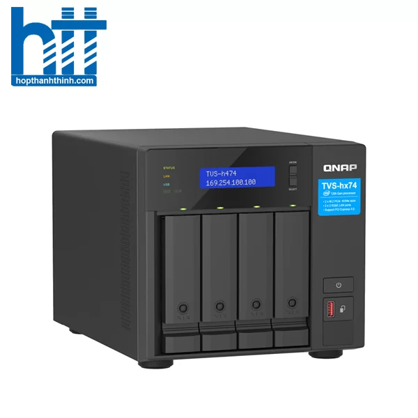 HTT - Thiết bị lưu trữ NAS QNAP 4 bay TVS-h474-PT-8G