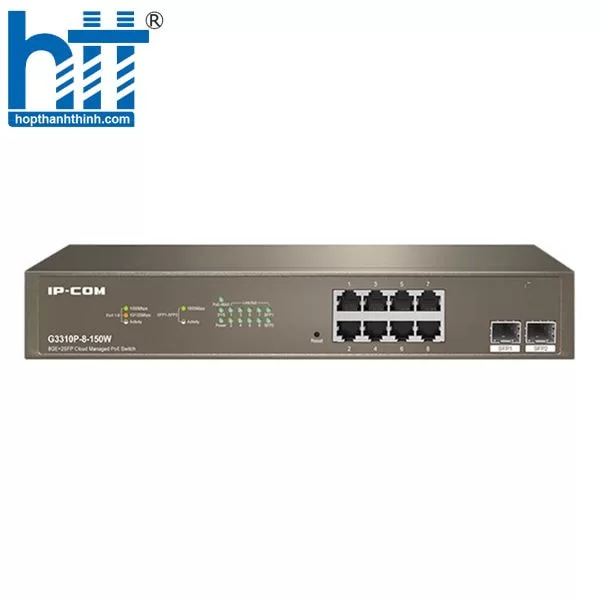 Hợp Thành Thịnh - Switch IP-COM G3310P-8-150W PoE