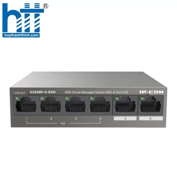 Hợp Thành Thịnh - Switch PoE IP-COM G2206P-4-63W