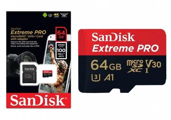 HTT -Thẻ nhớ Micro SDXC Sandisk 64GB Extreme Pro