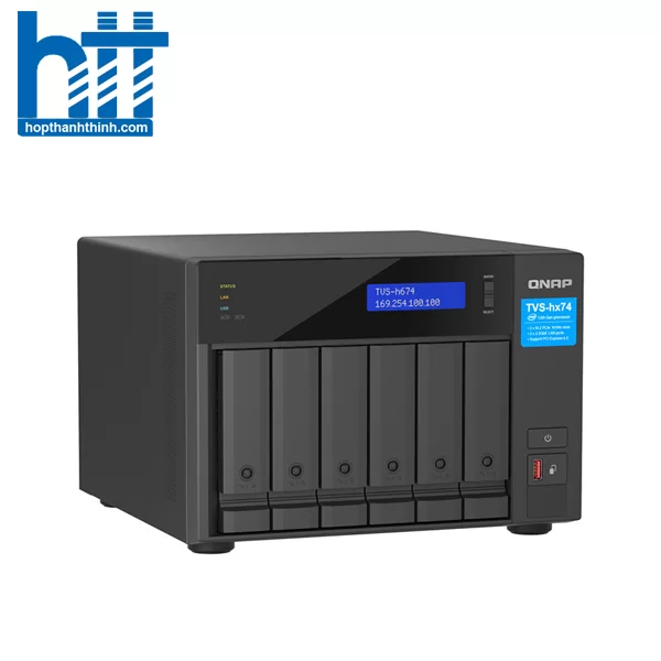 HTT - Thiết bị lưu trữ NAS QNAP 6 bay TVS-h674-i3-16G