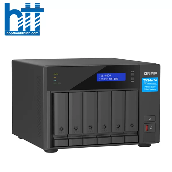 HTT - Thiết bị lưu trữ NAS QNAP 6 bay TVS-h674-i5-32G