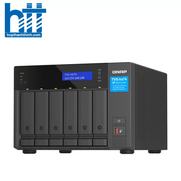 HTT - Thiết bị lưu trữ NAS QNAP 6 bay TVS-h674-i5-32G