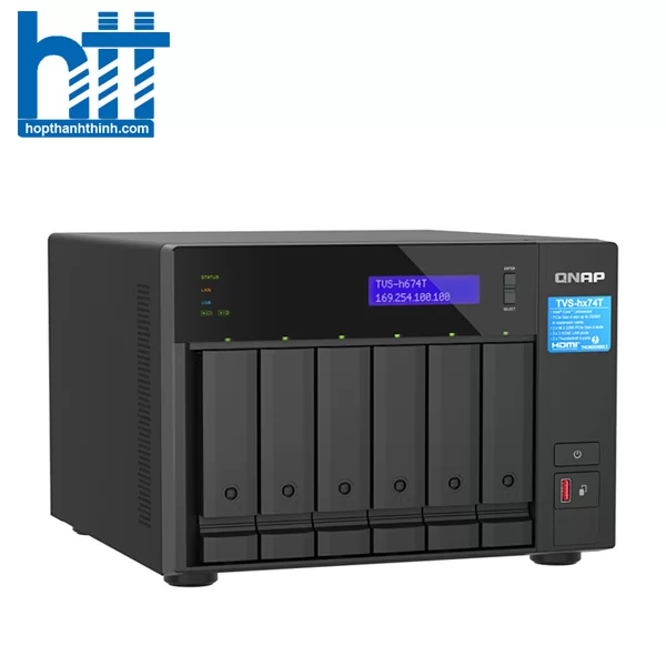HTT - Thiết bị lưu trữ NAS QNAP 6 bay TVS-h674T-i5-32G