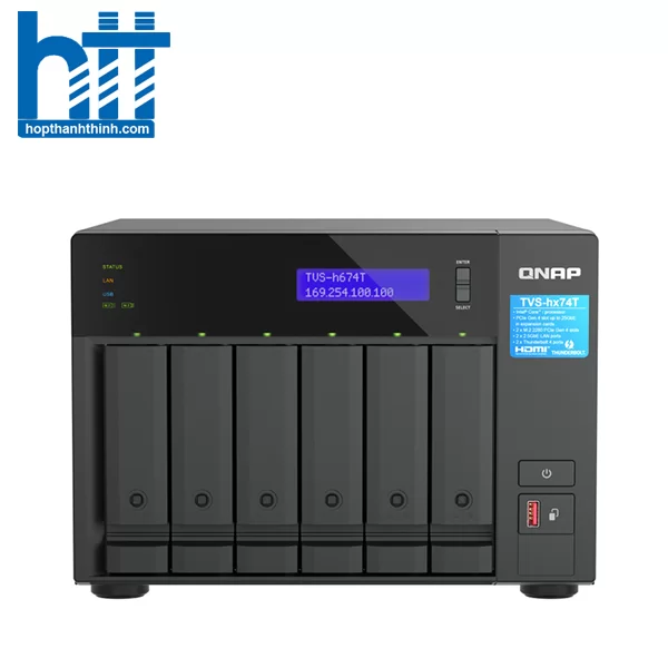 HTT - Thiết bị lưu trữ NAS QNAP 6 bay TVS-h674T-i5-32G