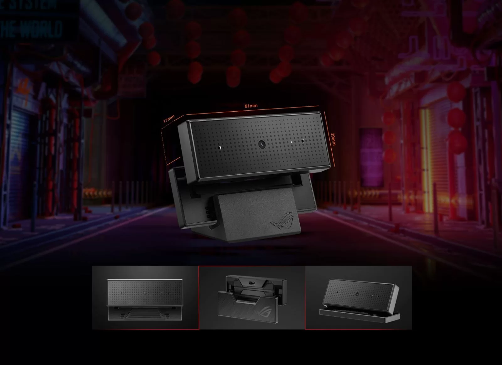Webcam Asus ROG Eye có thiết kế kích thước vô cùng nhỏ