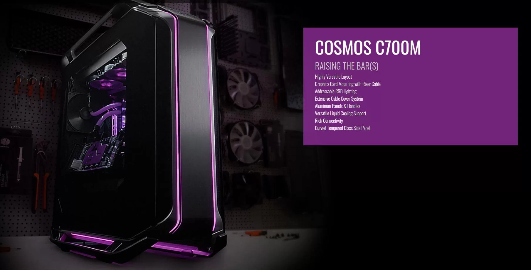 Case Cooler Master Cosmos C700M (Mid Tower/Màu Bạc) giới thiệu 3