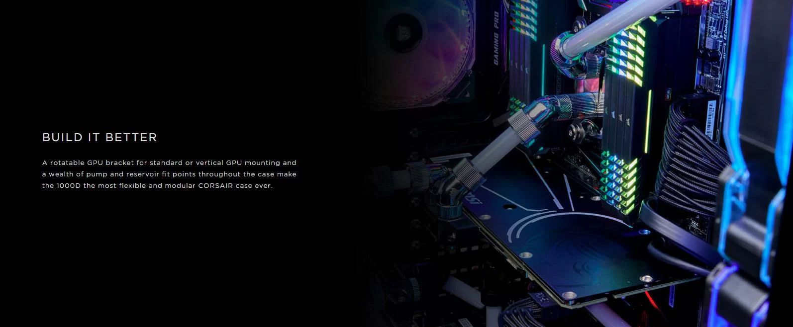 Case Corsair Obsidian Series 1000D Full Tempered Glass Aluminum giới thiệu 7