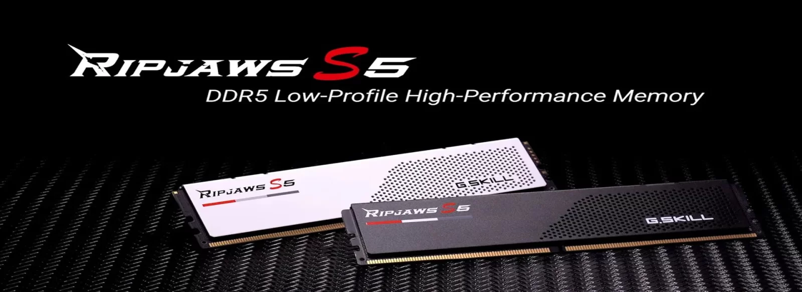 HTT - RAM DESKTOP GSKILL RIPJAWS S5 (F5-5600J4040C16GX2-RS5K) 32GB (2X16GB) DDR5 5600MHZ 