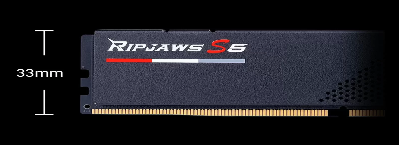 HTT - RAM DESKTOP GSKILL RIPJAWS S5 (F5-5600J4040C16GX2-RS5K) 32GB (2X16GB) DDR5 5600MHZ 