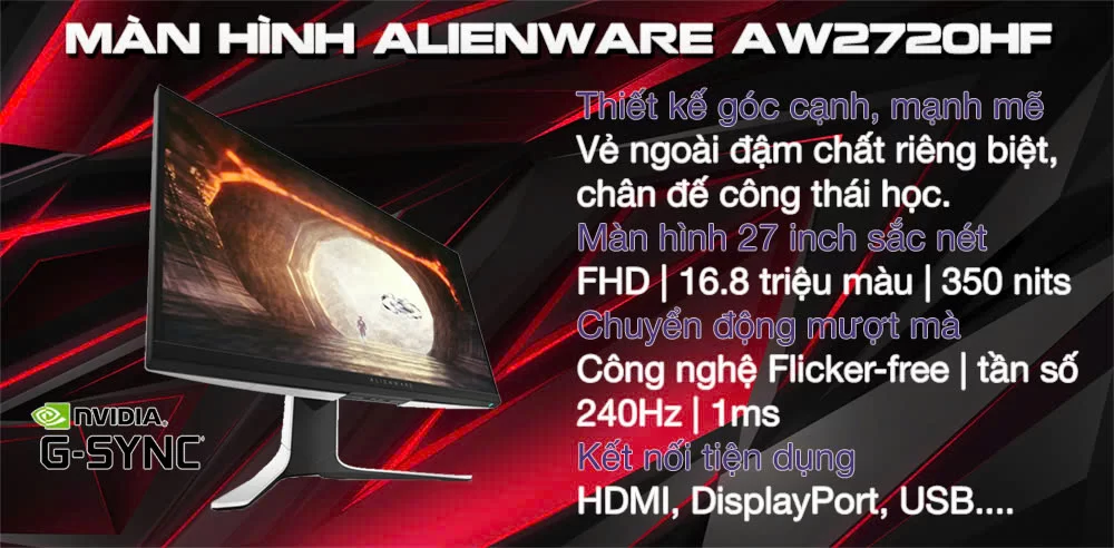 HỢP THÀNH THỊNH - Màn hình Dell Alienware AW2720HF 27