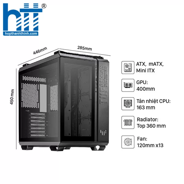 HỢP THÀNH THỊNH - Vỏ máy tính ASUS TUF Gaming GT501VC