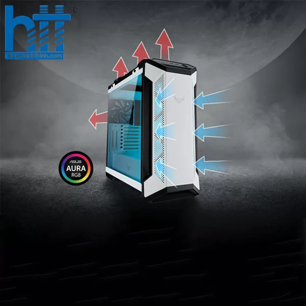 HTT - Vỏ Case Asus TUF Gaming GT501 White Edition (Mid Tower/Màu Trắng)