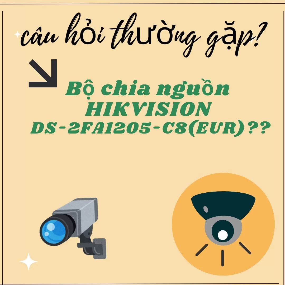HỢP THÀNH THỊNH - Bộ chia nguồn HIKVISION DS-2FA1205-C8(EUR)