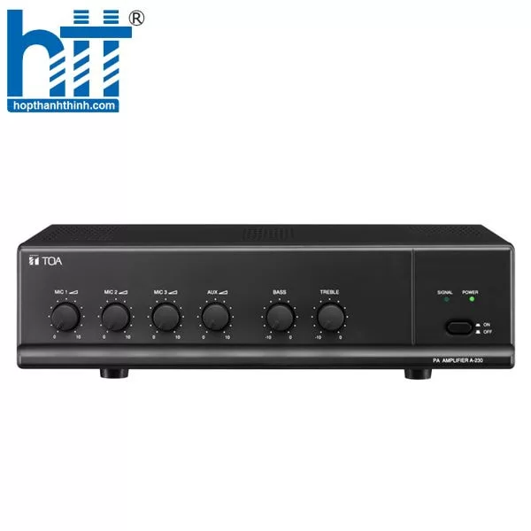 Bật micro & phát nhạc ngay với Tăng âm TOA A-230 HV, dễ dùng, bền bỉ!