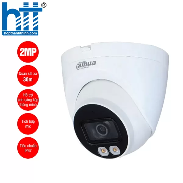 HỢP THÀNH THỊNH - Camera IP 2MP DAHUA DH-IPC-HDW1239V-A-IL có mic