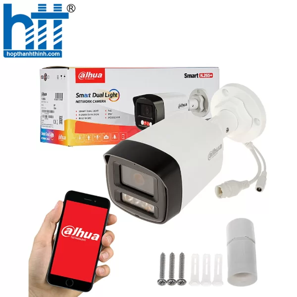 HỢP THÀNH THỊNH - Camera IP 2MP DAHUA DH-IPC-HFW1239TL1-A-IL có mic
