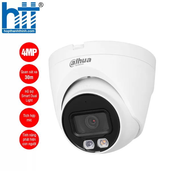 HỢP THÀNH THỊNH - Camera IP 4MP Dome DAHUA DH-IPC-HDW1439V-A-IL