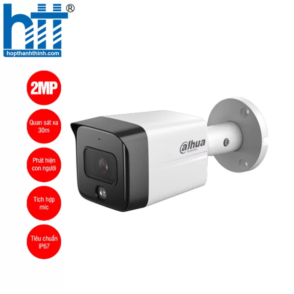 HỢP THÀNH THỊNH - Camera IP Full Color 2MP DAHUA DH-IPC-HFW1239TC1-A-LED