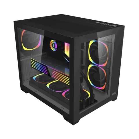 GEARVN - Vỏ máy tính MIK LV12 BLACK