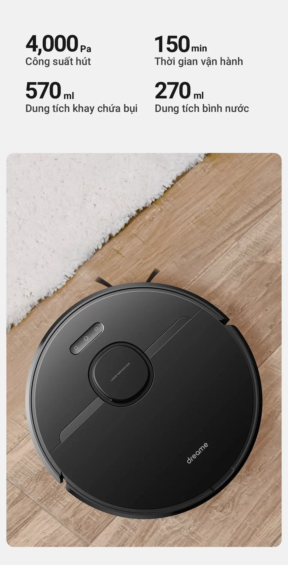 Robot hút bụi lau nhà Xiaomi Dreame D9 Pro 1 546d4789429c43301ca222579315803e
