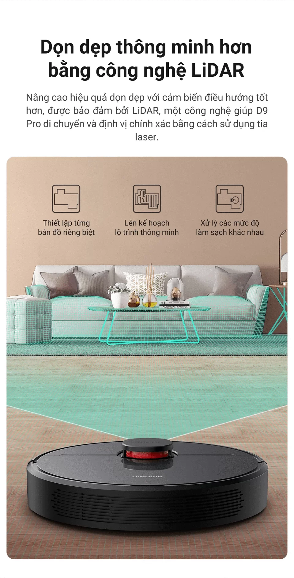 Robot hút bụi lau nhà Xiaomi Dreame D9 Pro 3 d0ed2cdbf6d148da7f6ce030784024ee