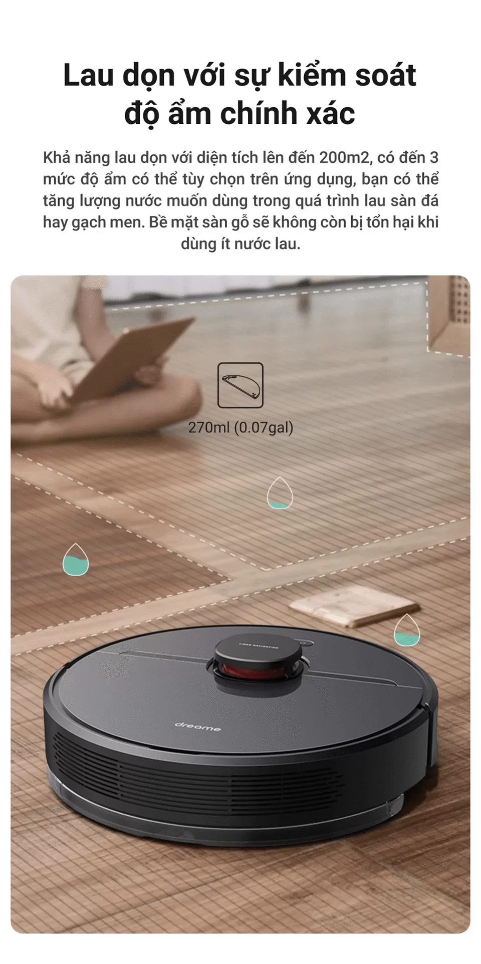 Robot hút bụi lau nhà Xiaomi Dreame D9 Pro 5 f5958f7b0fced9ab9f25f30dacfdf776