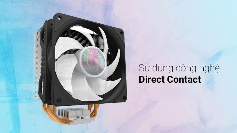 Quạt CPU CM Hyper 212 Spectrum V2 | Sử dụng công nghệ Direct Contact