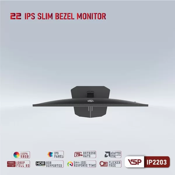 Hợp Thành Thịnh - Màn hình VSP IP2203 (21.5Inch/ Full HD/ 5ms/ 75HZ/ 250cd/m2/ IPS) 