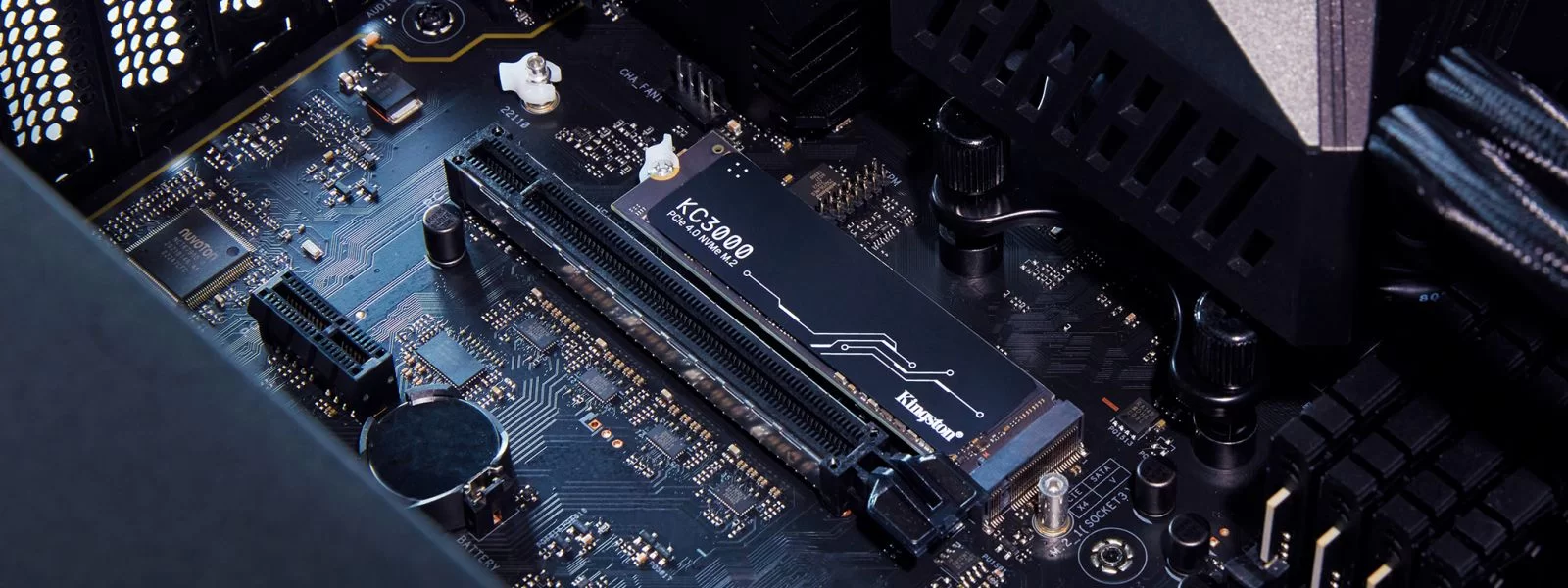 HTT - Ổ cứng SSD Kingston SNV3S 1TB NVMe M.2 2280 PCIe Gen 4x4 (Đọc 6000MB/s - Ghi 4000MB/s) - (SNV3S/1000G)