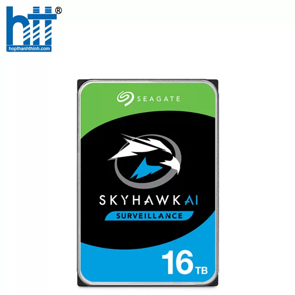 HTT -Ổ CỨNG HDD SEAGATE SKYHAWK AI 16TB 3.5 INCH, 7200RPM, SATA, 256MB CACHE (ST16000VE002)