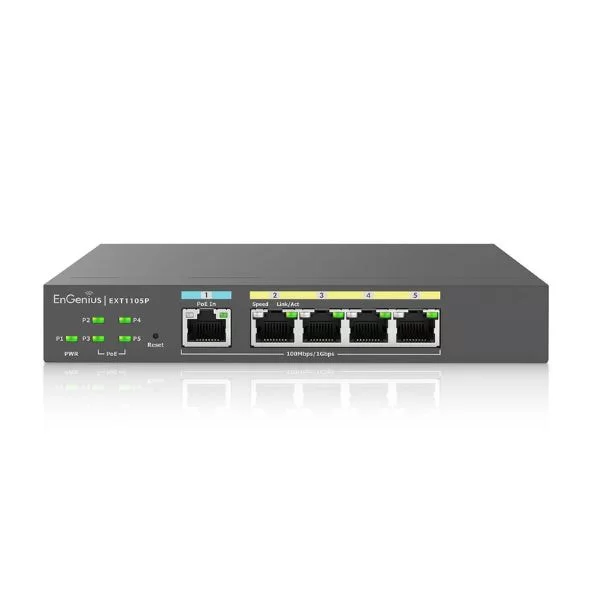 Switch EnGenius EXT1105P – PoE mạnh, quản lý cloud