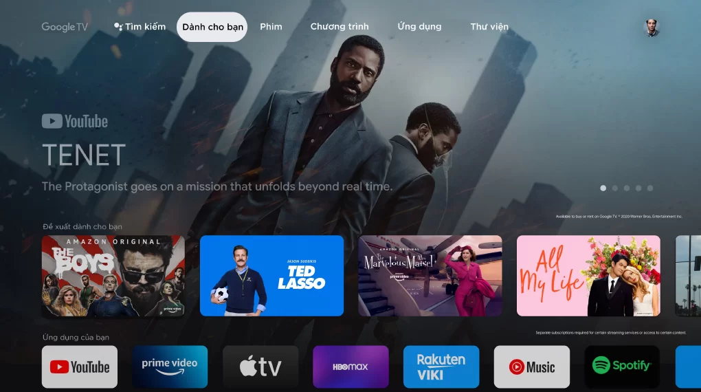 Android Tivi Sony 4K 55 inch KD-55X80K - Hệ điều hành Google TV 